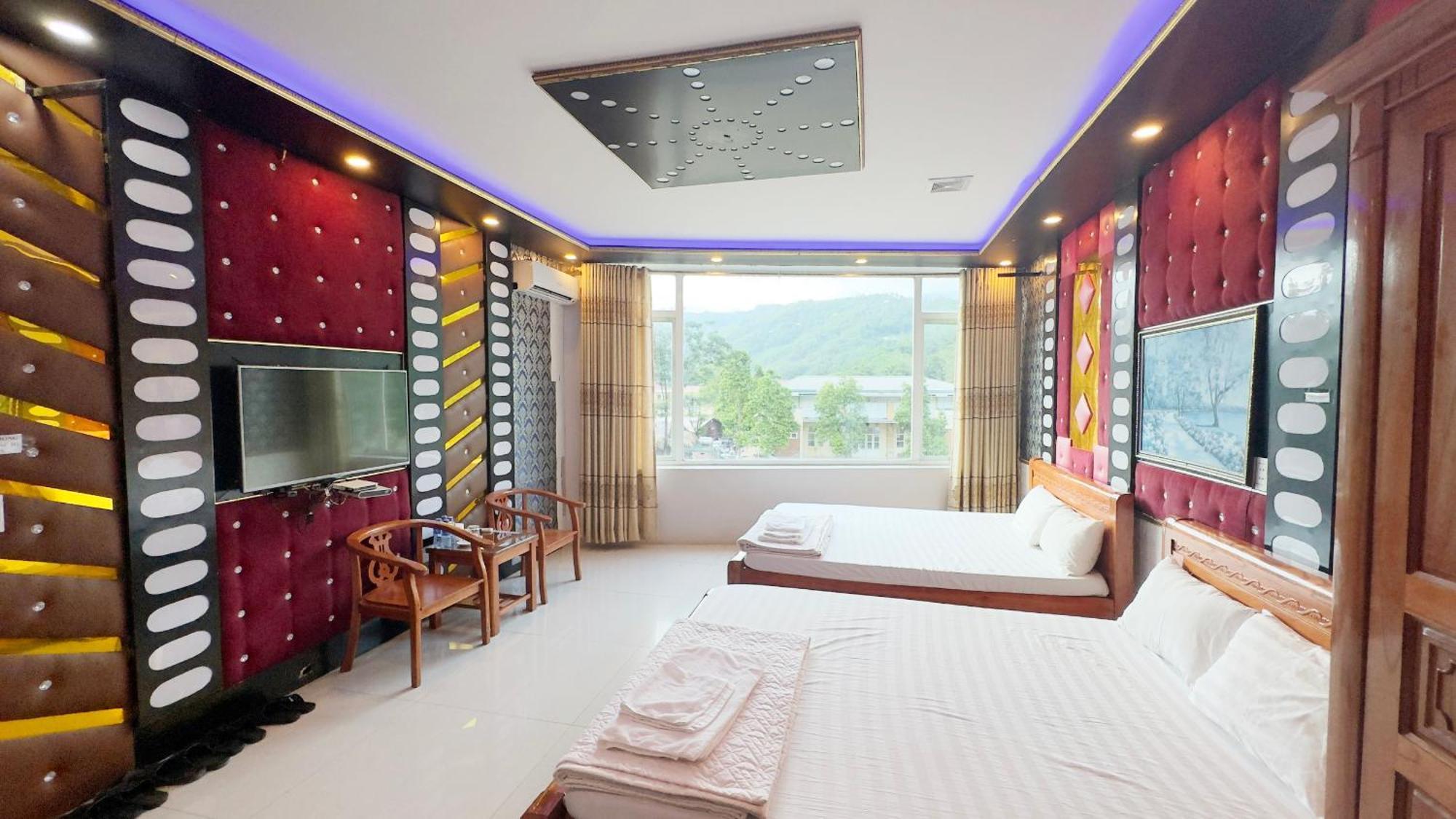 Quy Anh Hotel Bao Lac Town Extérieur photo